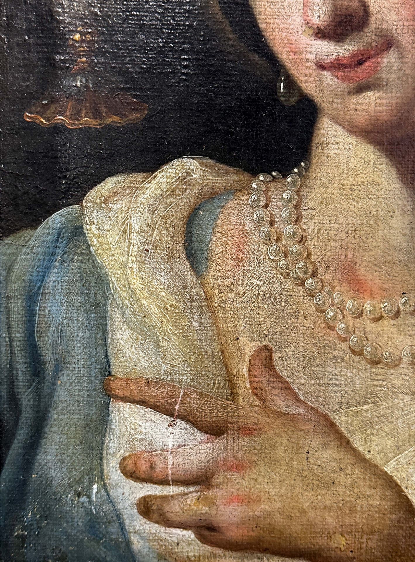 UNSIGNIERT (XVIII). Portrait der Hl. Barbara von Nikomedien. - Bild 5 aus 12