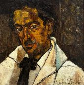 Jean VERVISCH (1896 - 1977). "Selbstportrait". Datiert 1928.
