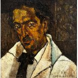 Jean VERVISCH (1896 - 1977). "Selbstportrait". Datiert 1928.