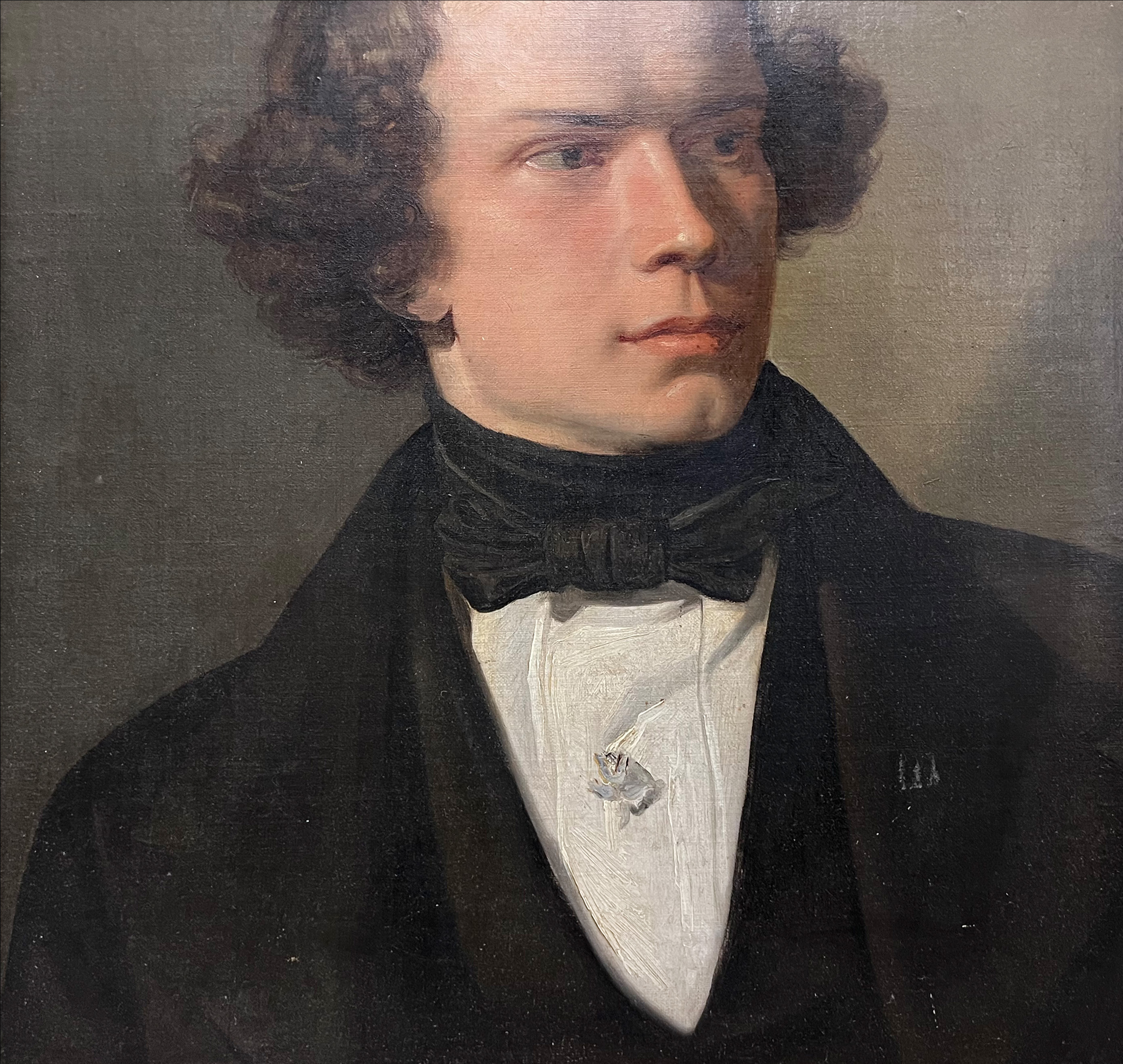 Attributed to Josef BERNERT (XIX). Self-portrait. - Image 4 of 10