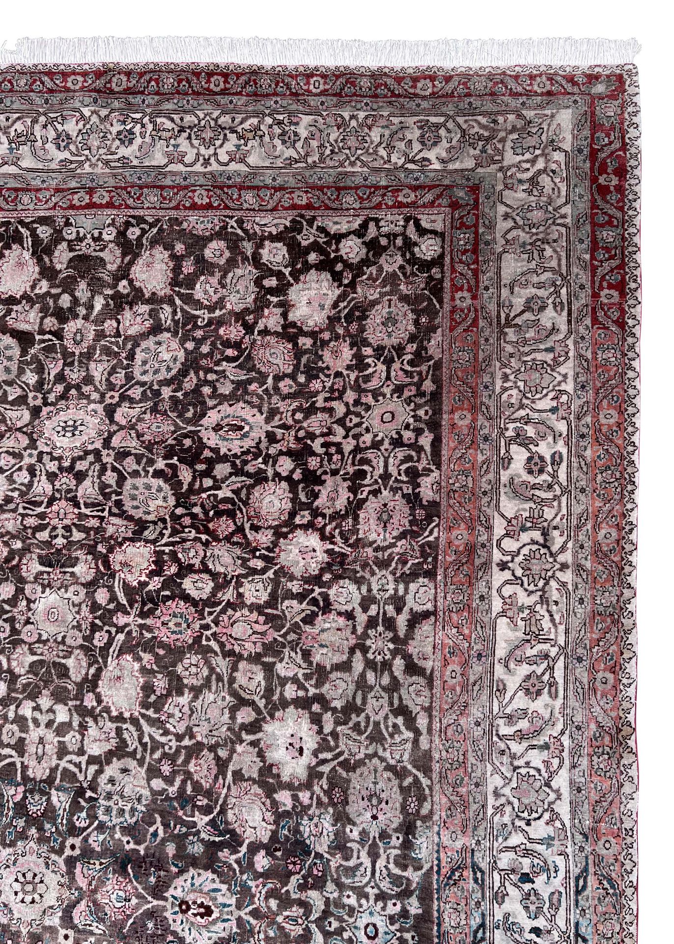 Decorative rug. Antique. Around 1900. - Image 4 of 19