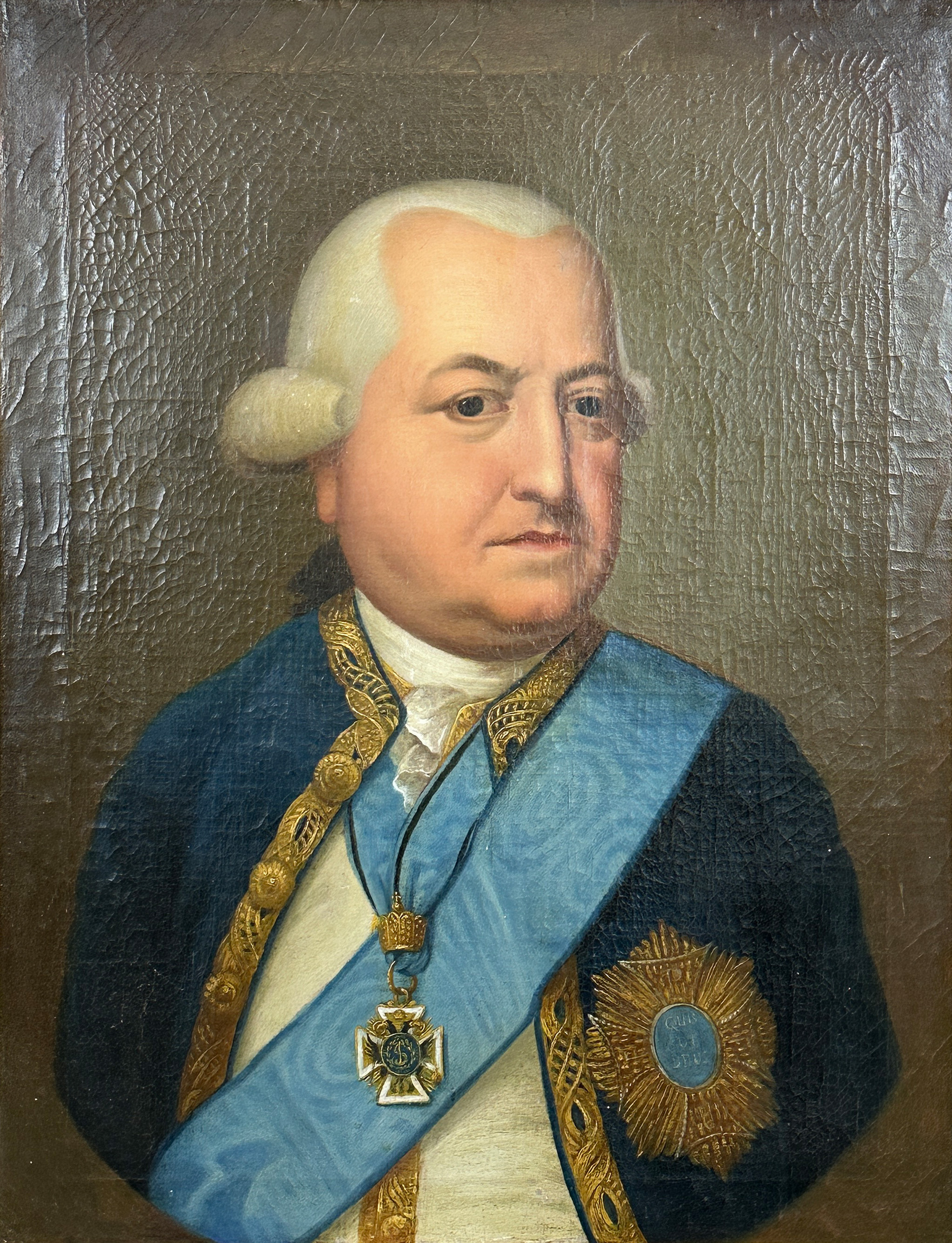 UNSIGNED (XVIII - XIX). Portrait of Franz Ludwig Anselm v. Breidbach-Bürresheim. Dated 1796.