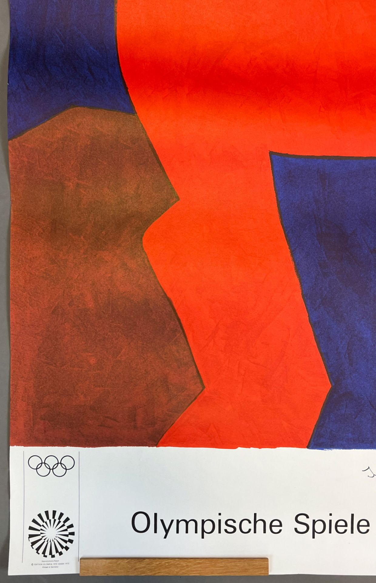Serge POLIAKOFF (1900 - 1969). Plakat Olympiade München 1972. - Bild 5 aus 11