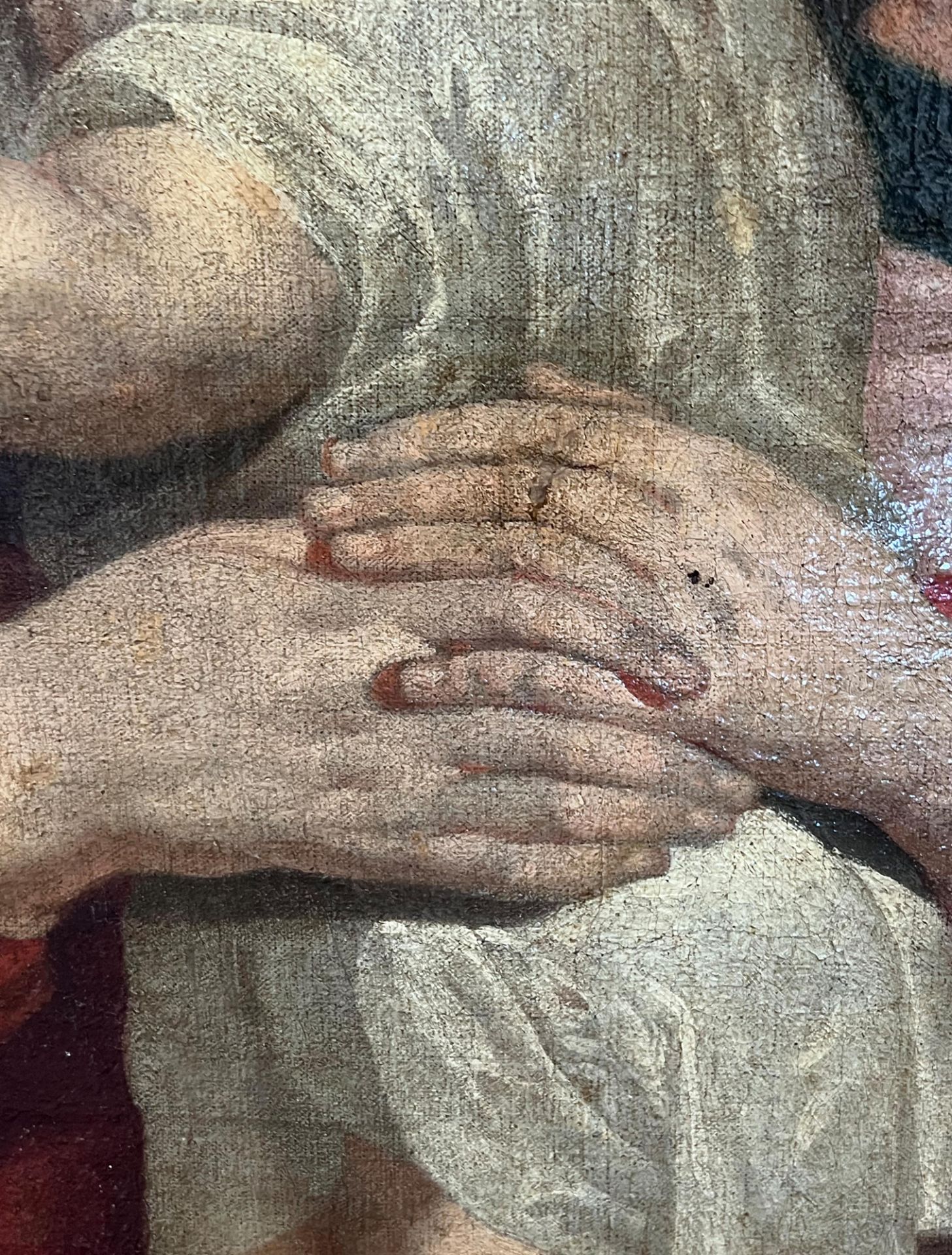 Peter Paul Rubens (1577 - 1640) Kopie nach. "Die heilige Familie mit der heiligen Anna". - Bild 8 aus 19