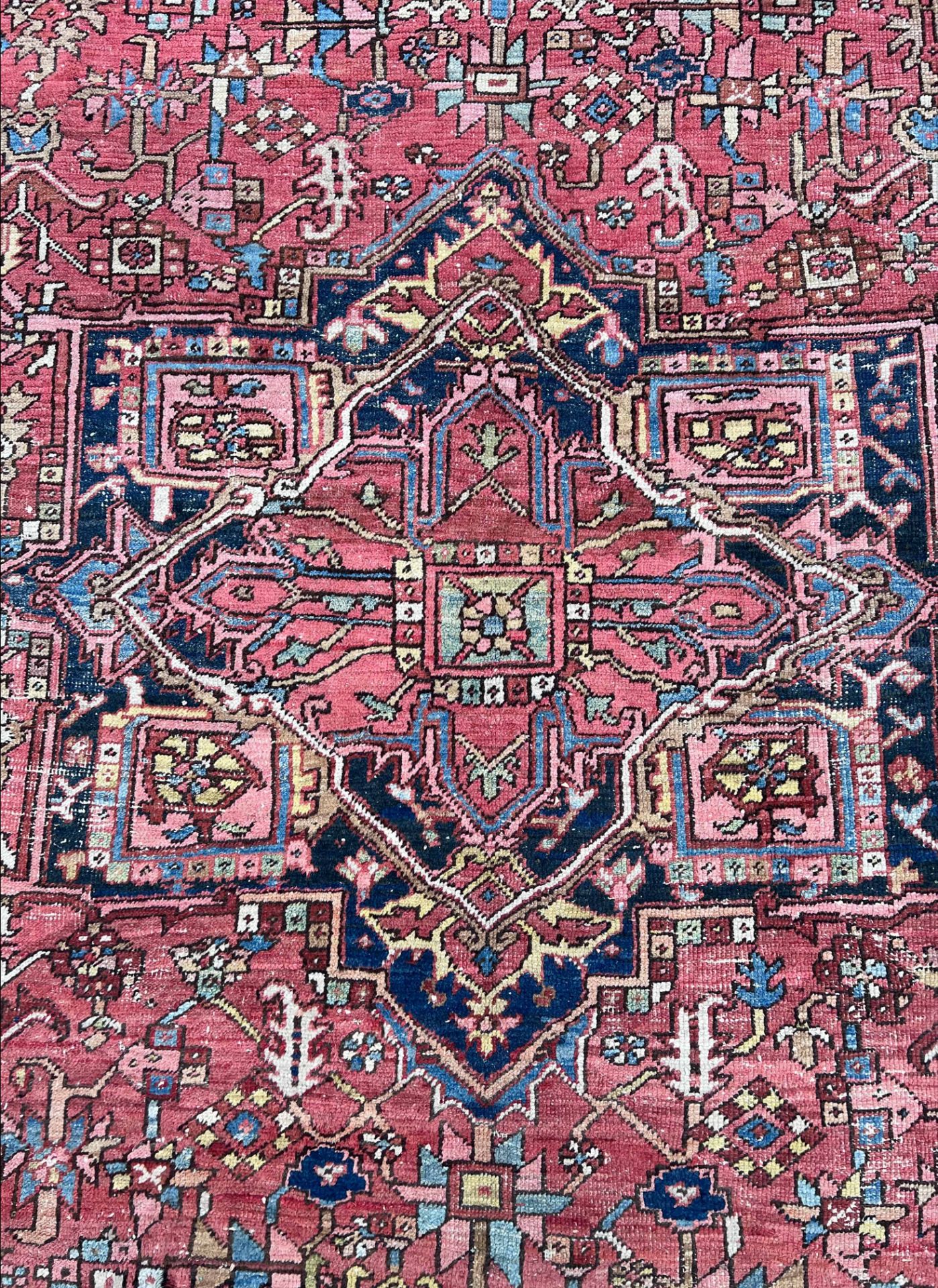Heriz. Oriental carpet. Around 1900. - Image 6 of 17
