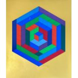 Victor VASARELY (1906 - 1997). SIN-HAT-A. 1972.