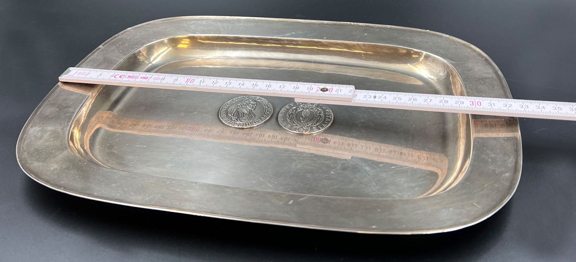 Coin tray. 925 Sterling silver. - Image 9 of 11