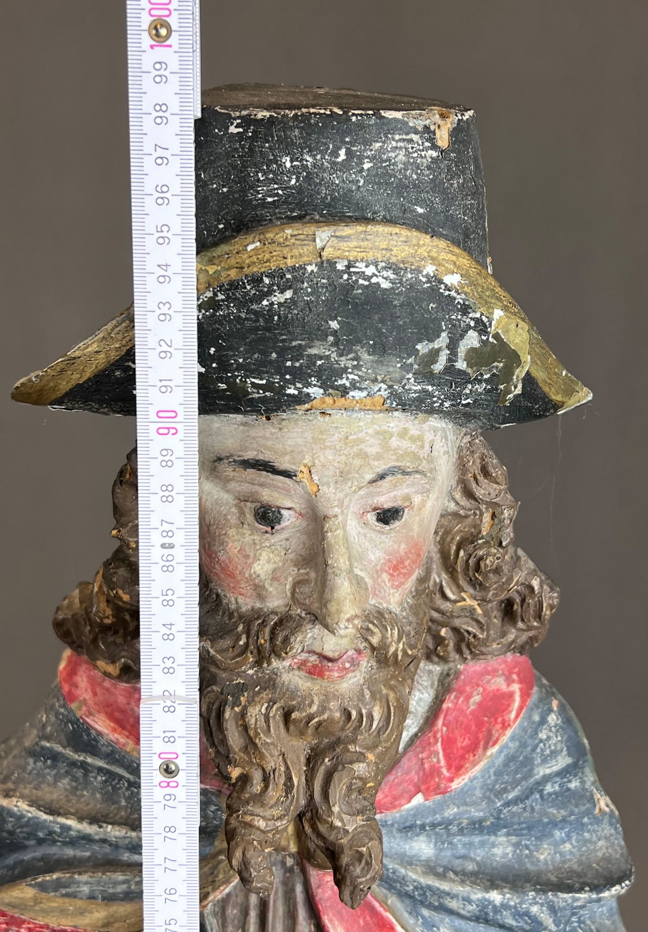 Holzfigur. Hl. Petrus Claver Apostel der Neger. 17. Jahrhundert. Flämisch-Brabant. - Bild 11 aus 11