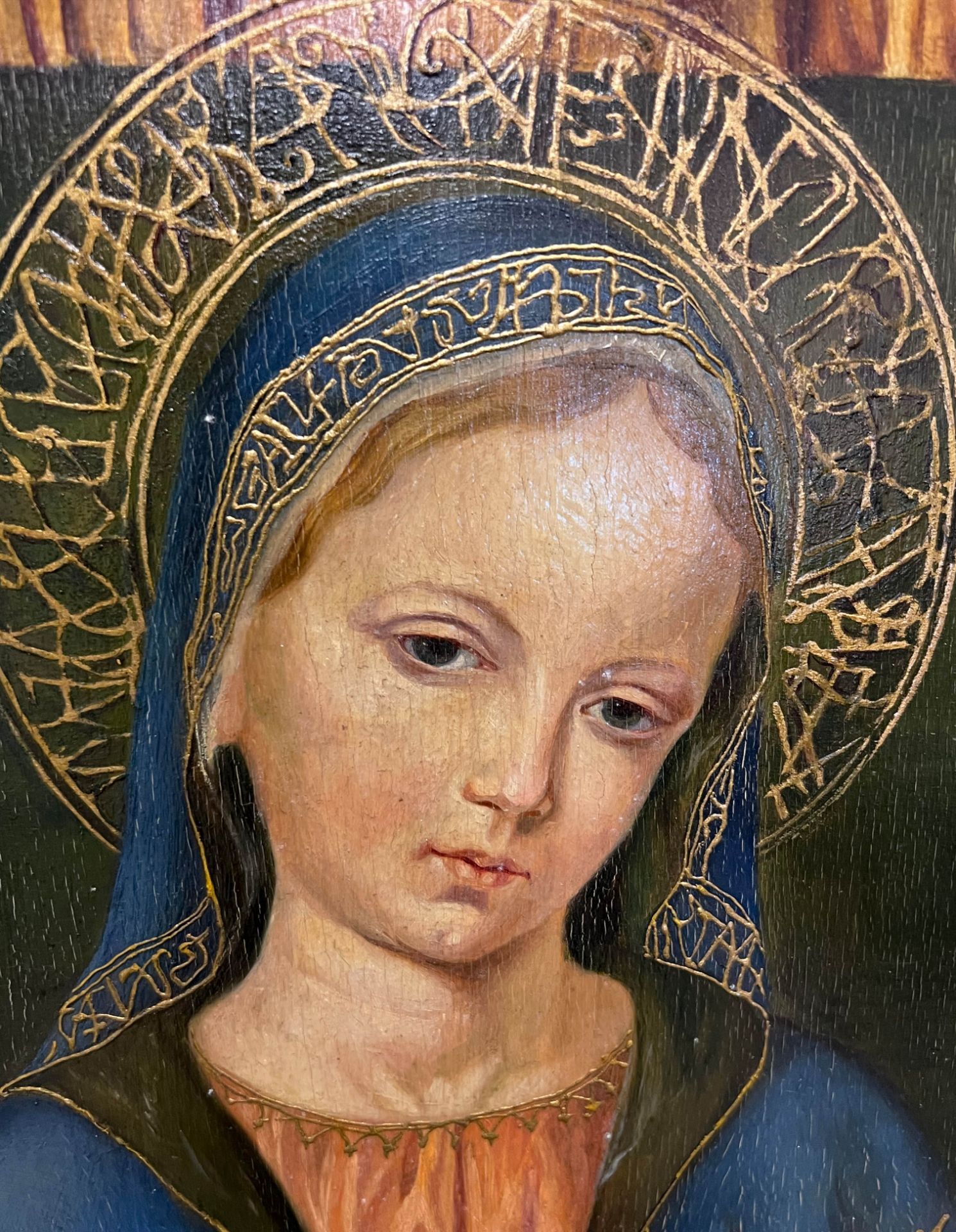 UNSIGNED (XX). Madonna with Child Jesus. Probably 19th century. Italy. - Image 7 of 12