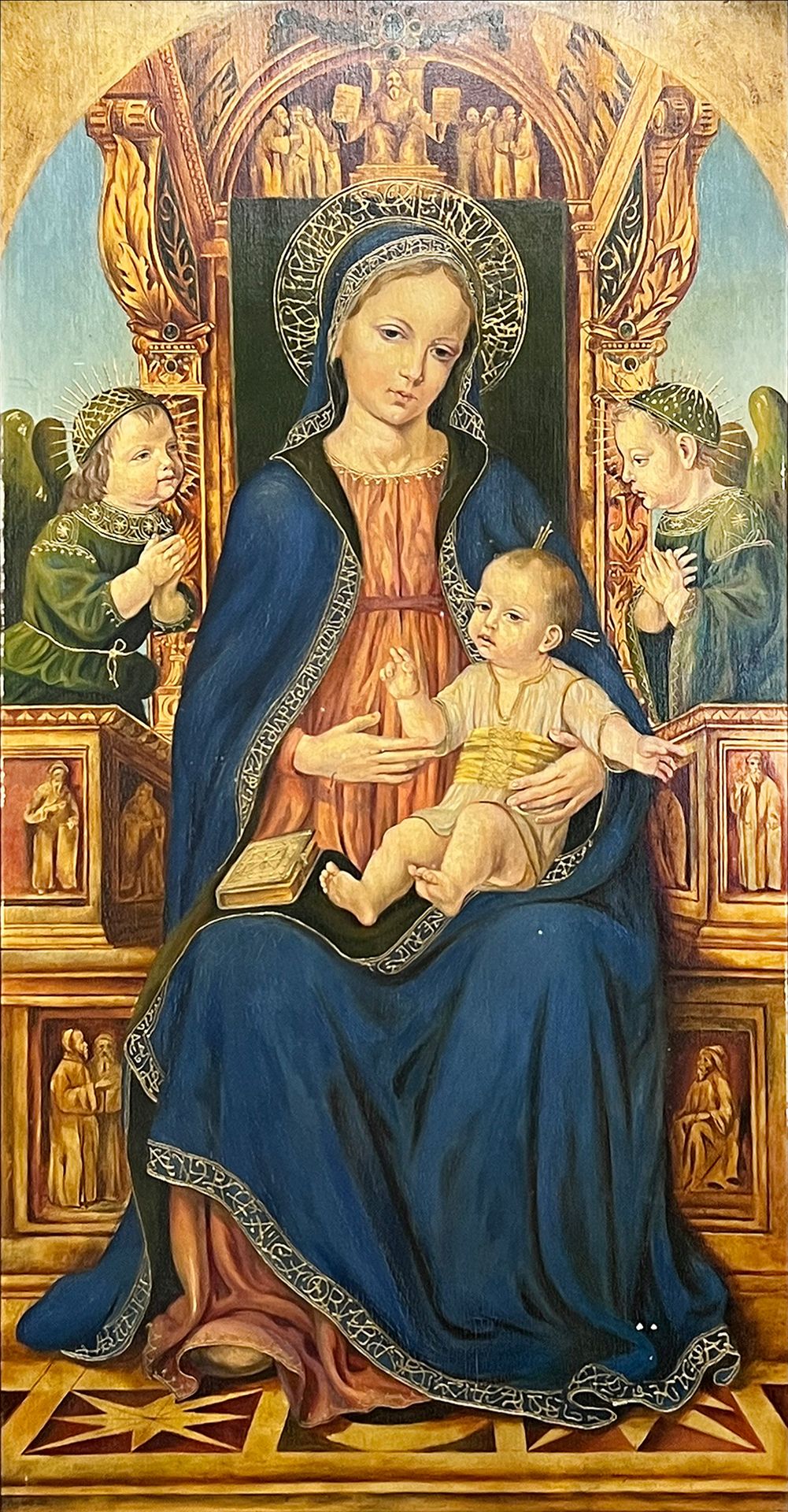 UNSIGNED (XX). Madonna with Child Jesus. Probably 19th century. Italy.