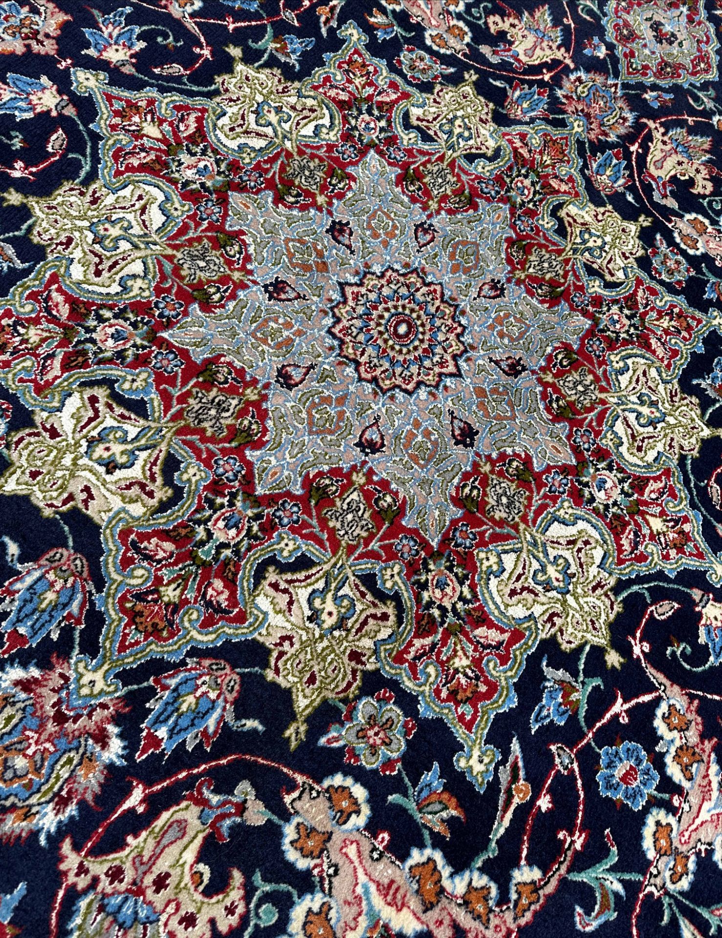 Isfahan. Oriental carpet. 20th century. - Image 11 of 13