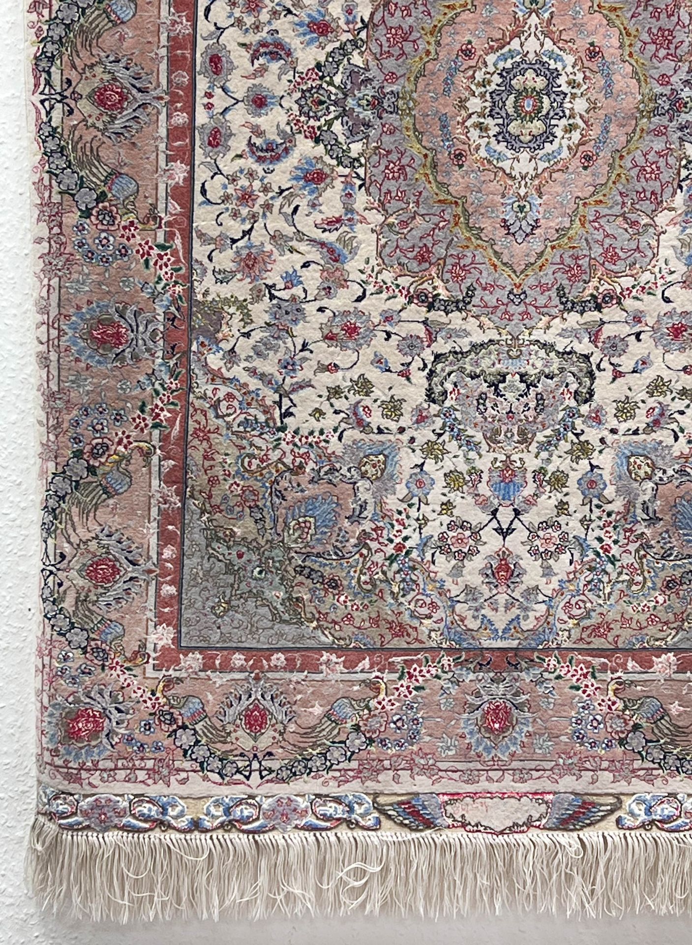 Tabriz. Fine carpet. Circa 1980. - Image 4 of 12