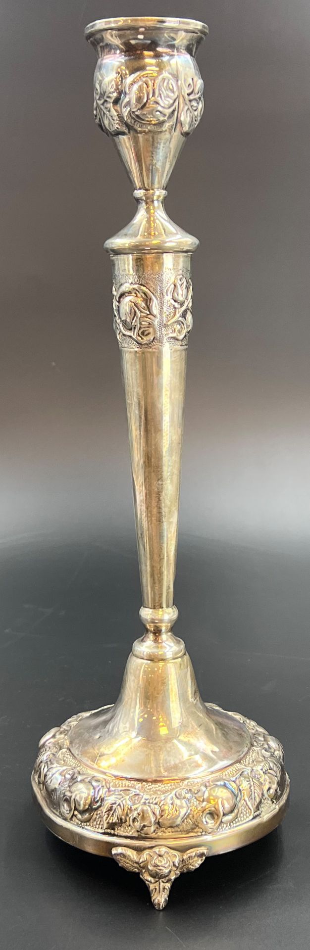 Candlestick. Judaica Hazorfim. Israel. 925 Sterling. - Image 3 of 12