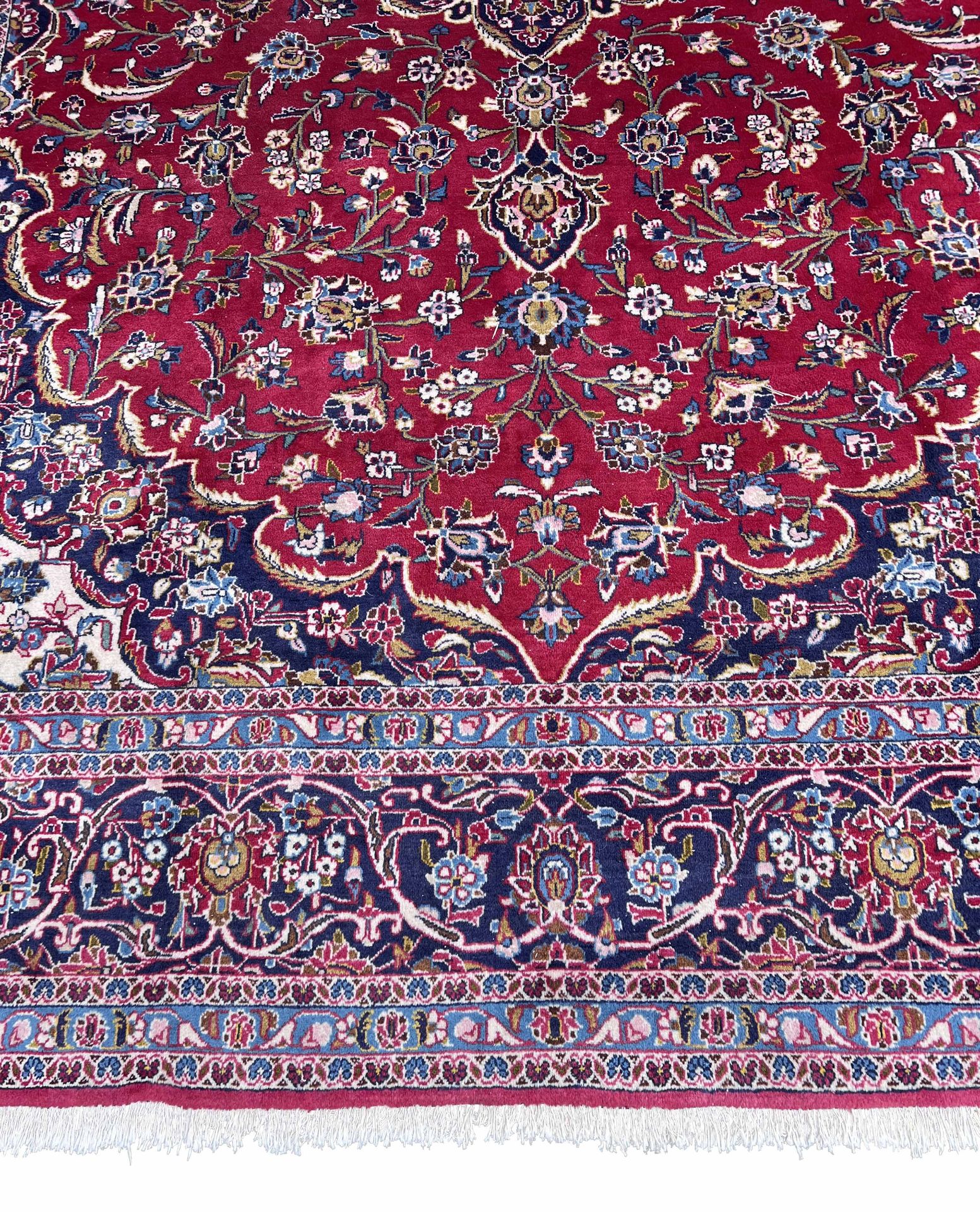 Large Keshan. Oriental carpet. Circa 1950. - Image 9 of 17