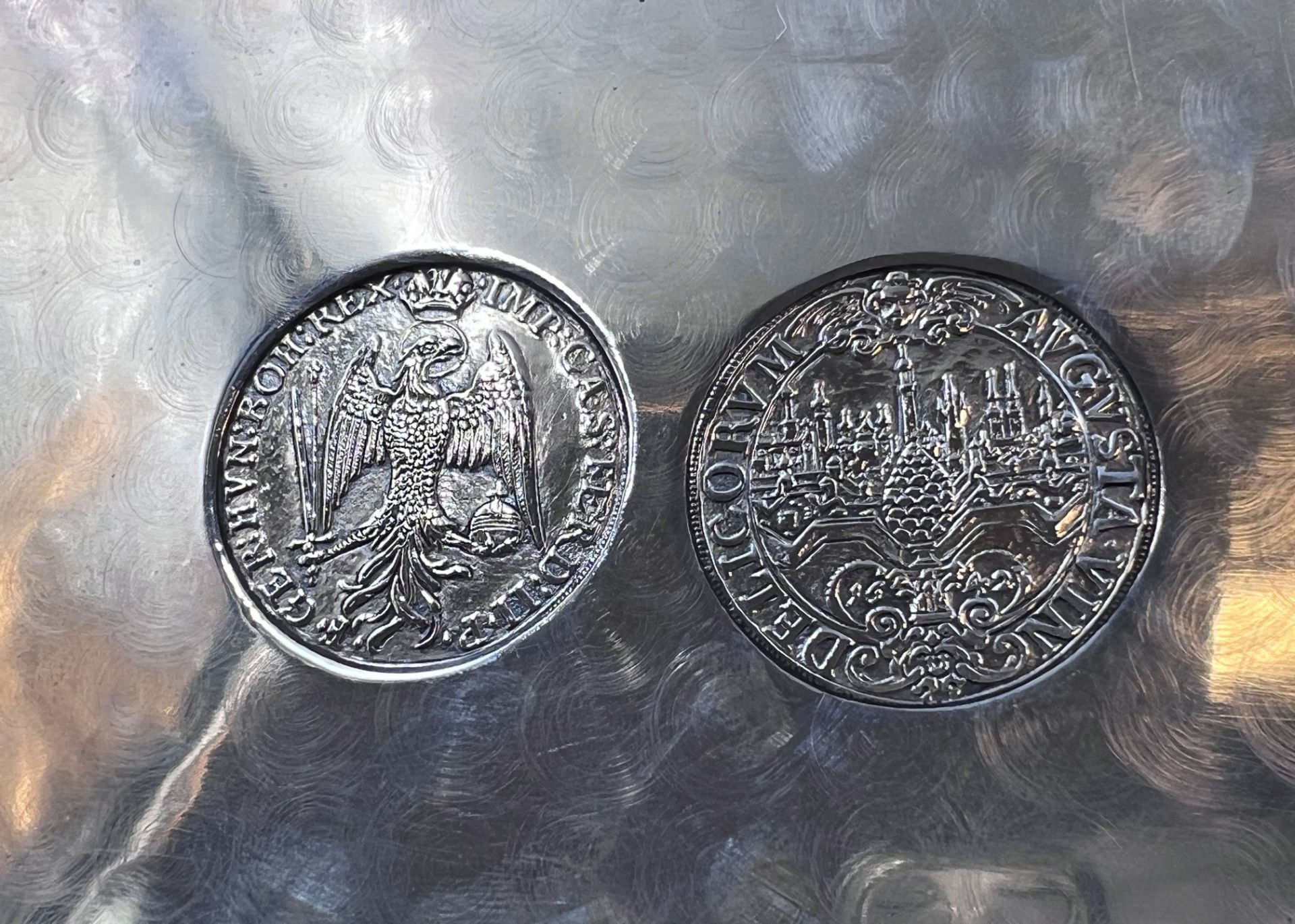 Münztablett. 925 Sterling Silber. - Bild 5 aus 11