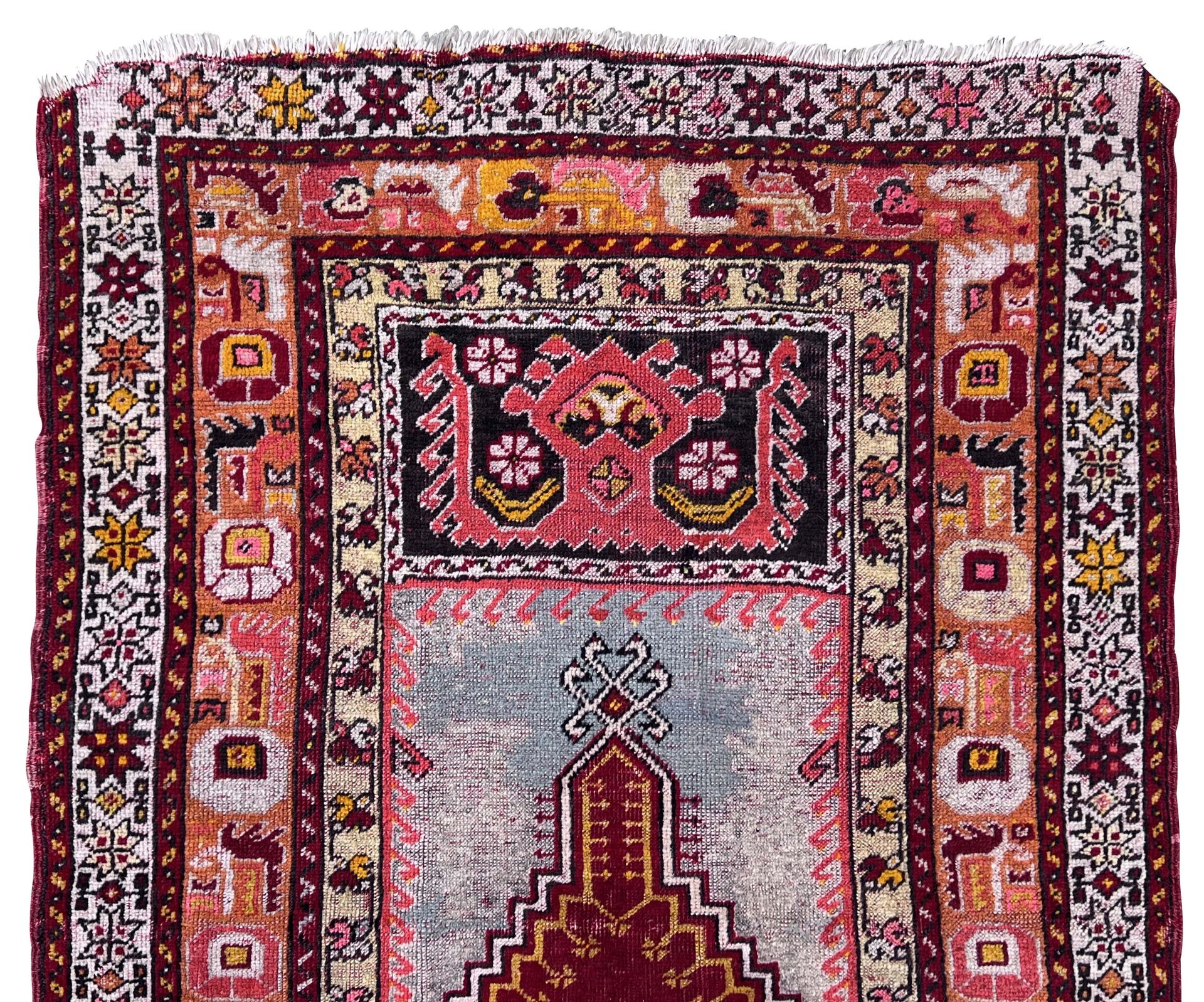 Prayer rug. Turkey. Yürük region. 1st half of the 20th century. - Image 2 of 7