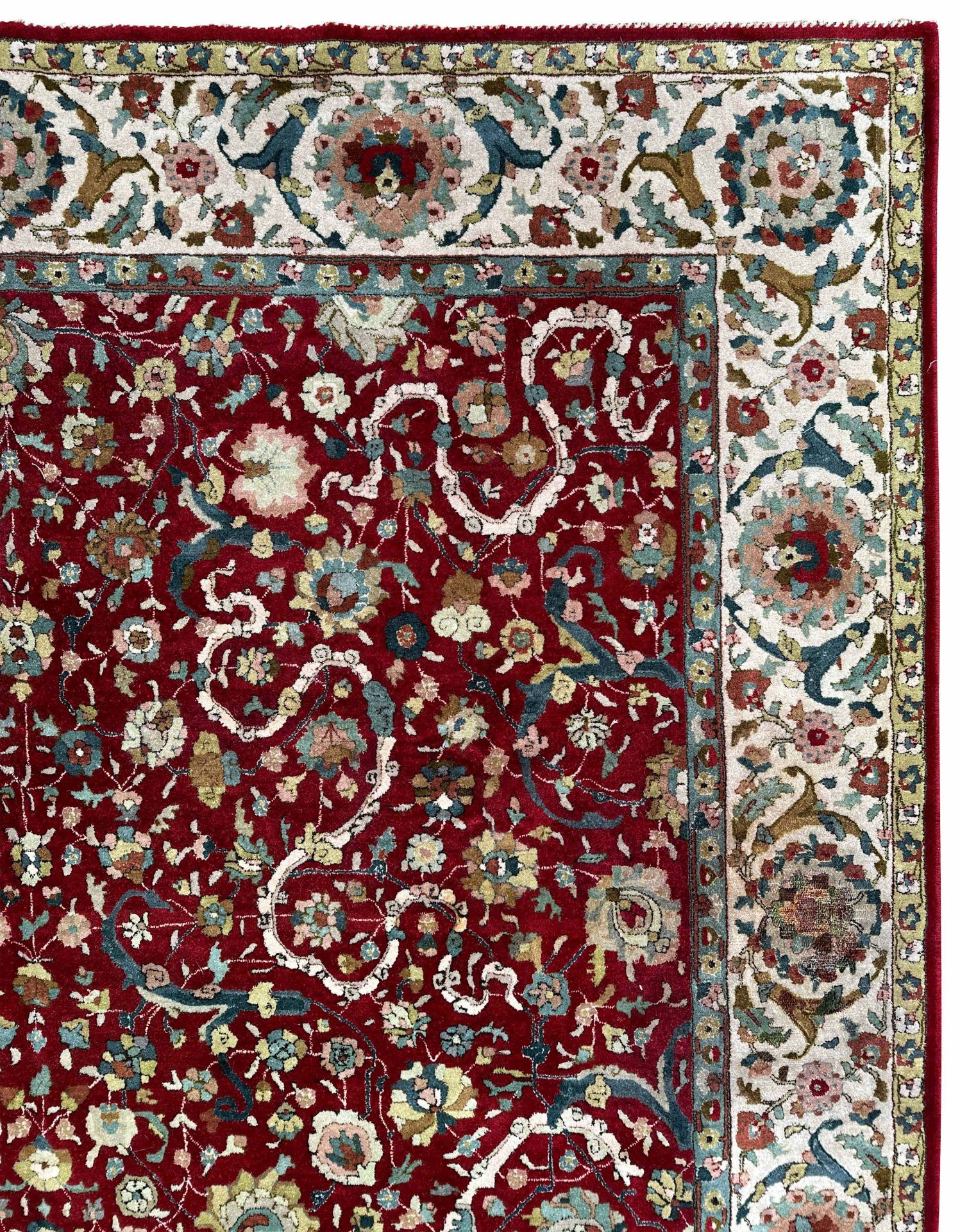 Tetex. Handmade taffeta carpet. Circa 1920. - Image 2 of 12