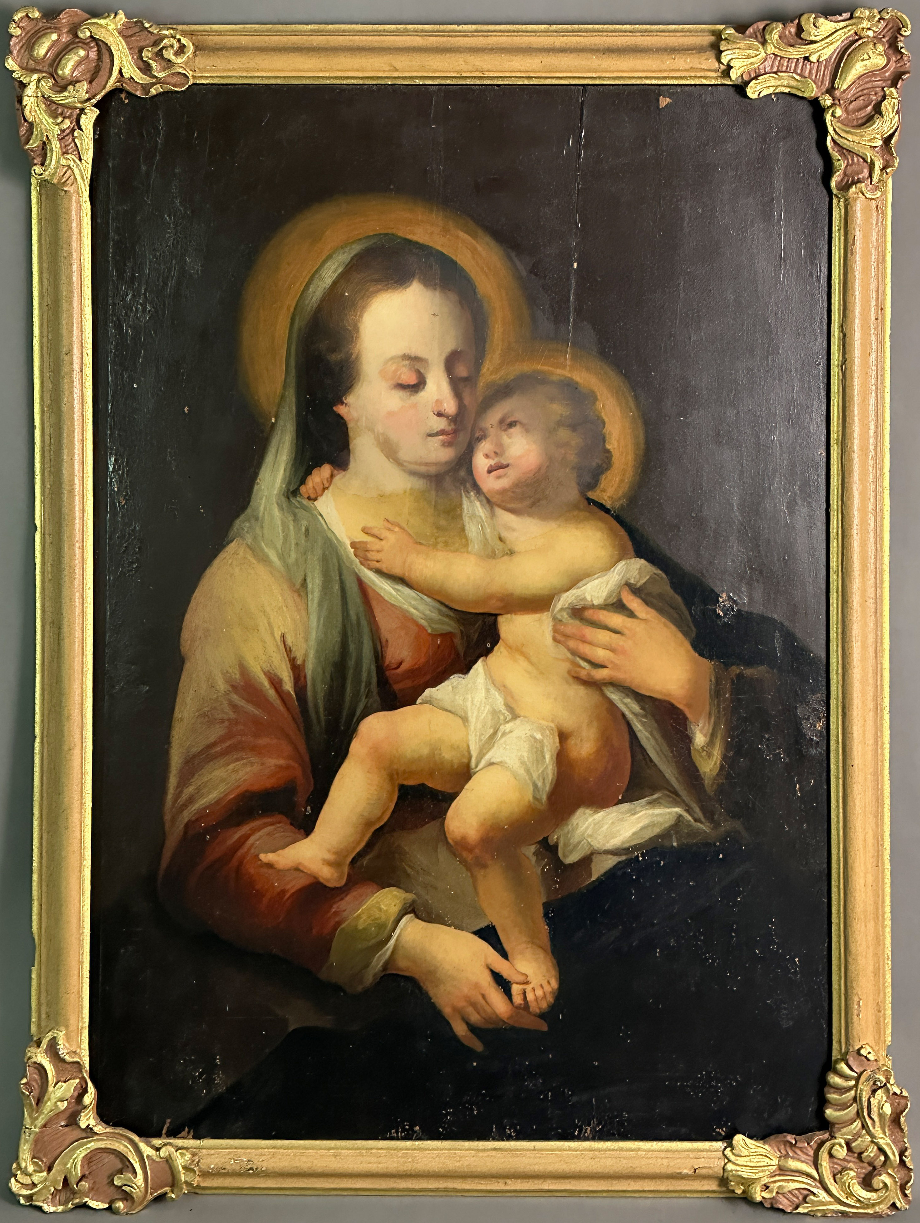 UNSIGNED (XIX). Madonna with Child Jesus. - Image 2 of 15