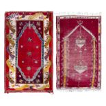 Two Anatolian village rugs. Circa 1910.