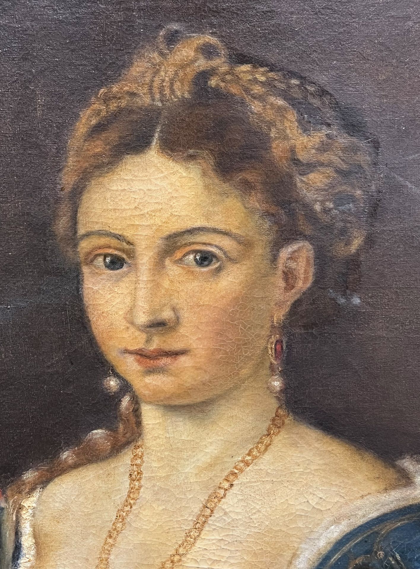 TIZIANO VECELLIO known as TIZIAN (1485 - 1576) Copy after. "La Bella". - Image 7 of 17