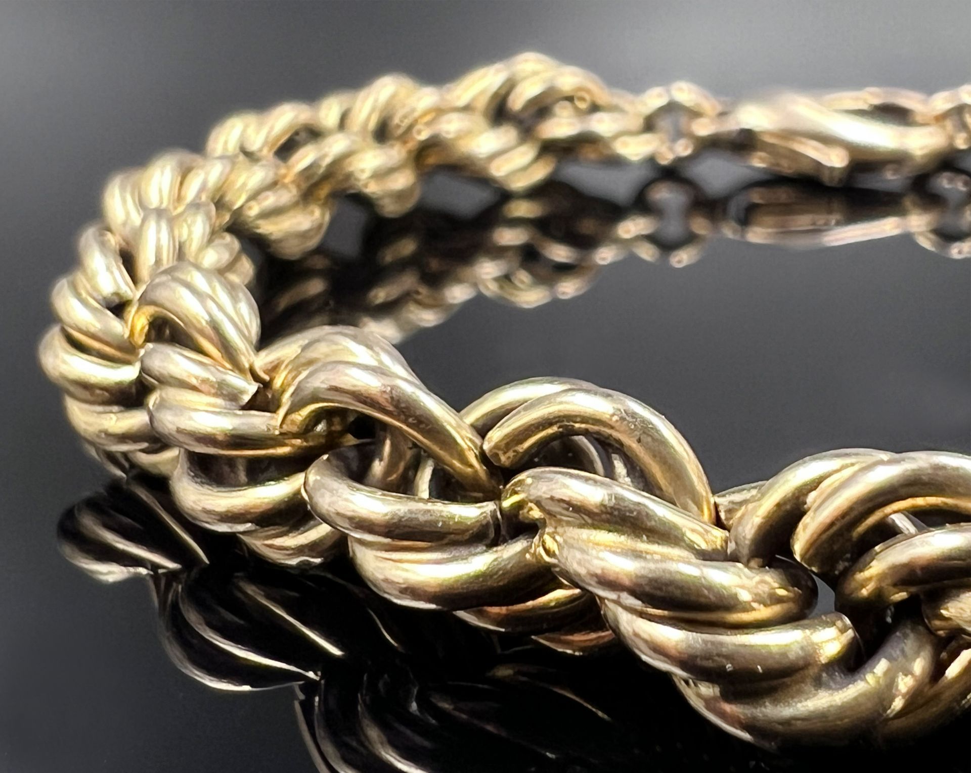 Bracelet. 585 yellow gold. - Image 3 of 5