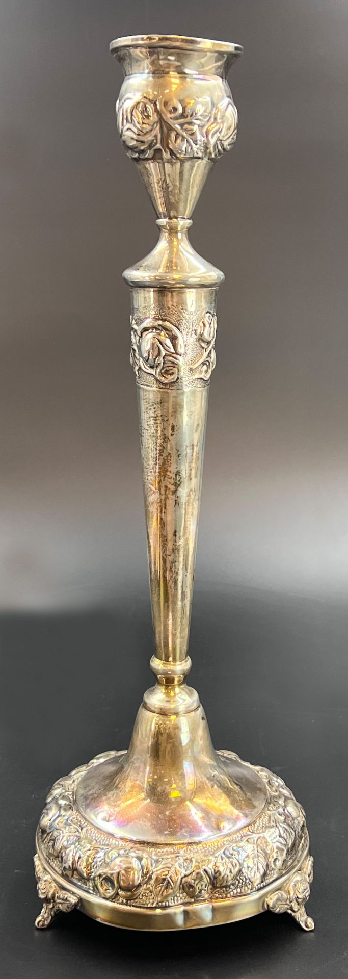 Candlestick. Judaica Hazorfim. Israel. 925 Sterling.