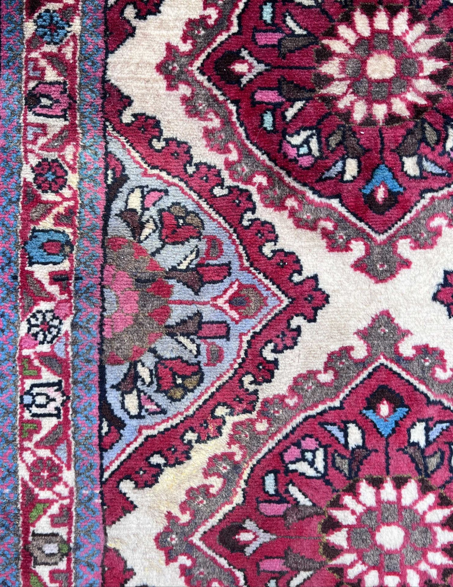 Hamadan. Oriental carpet. Circa 1980. - Image 7 of 10