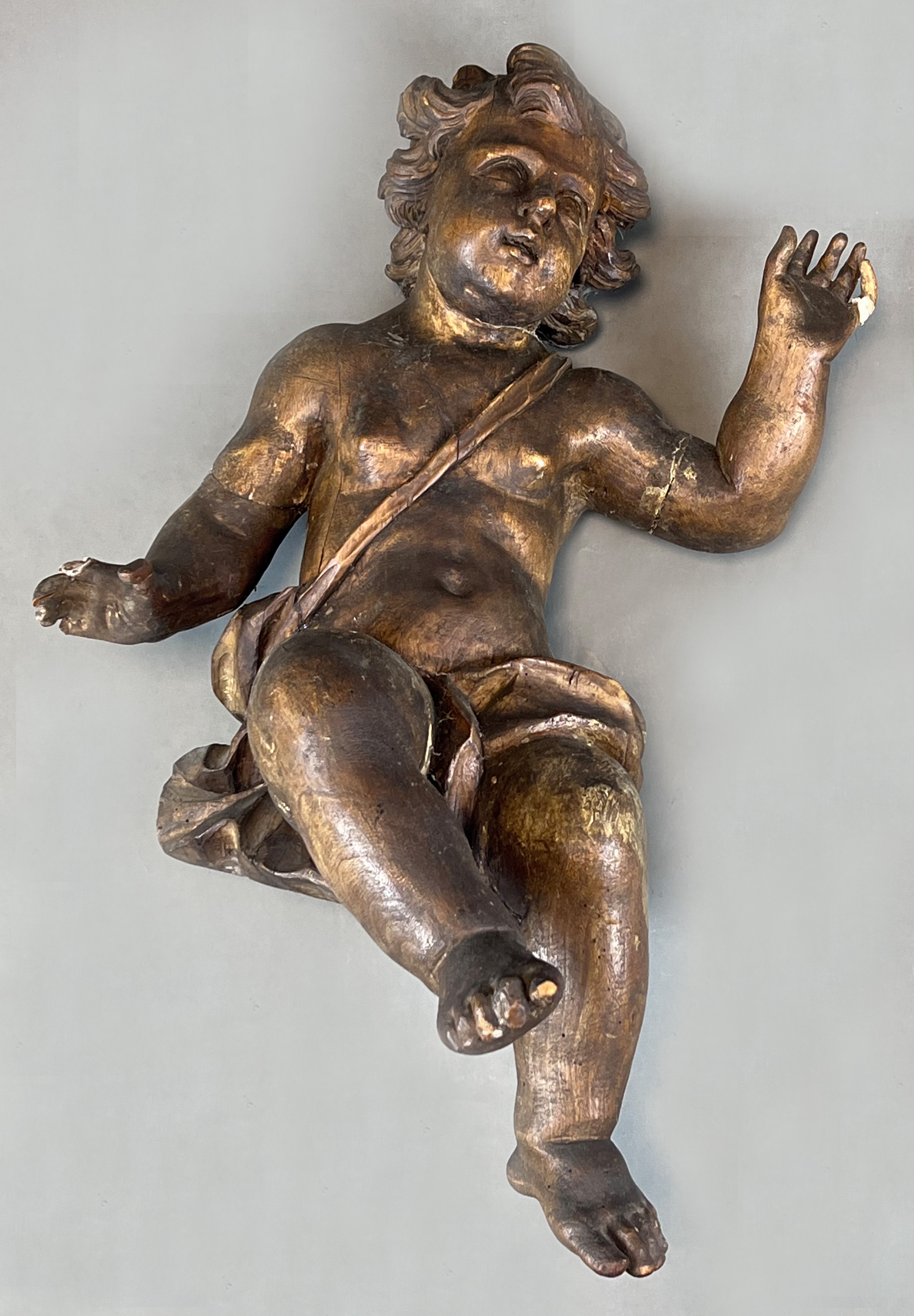 Baroque wooden putto. Early 18th century. Franconia. - Image 2 of 18