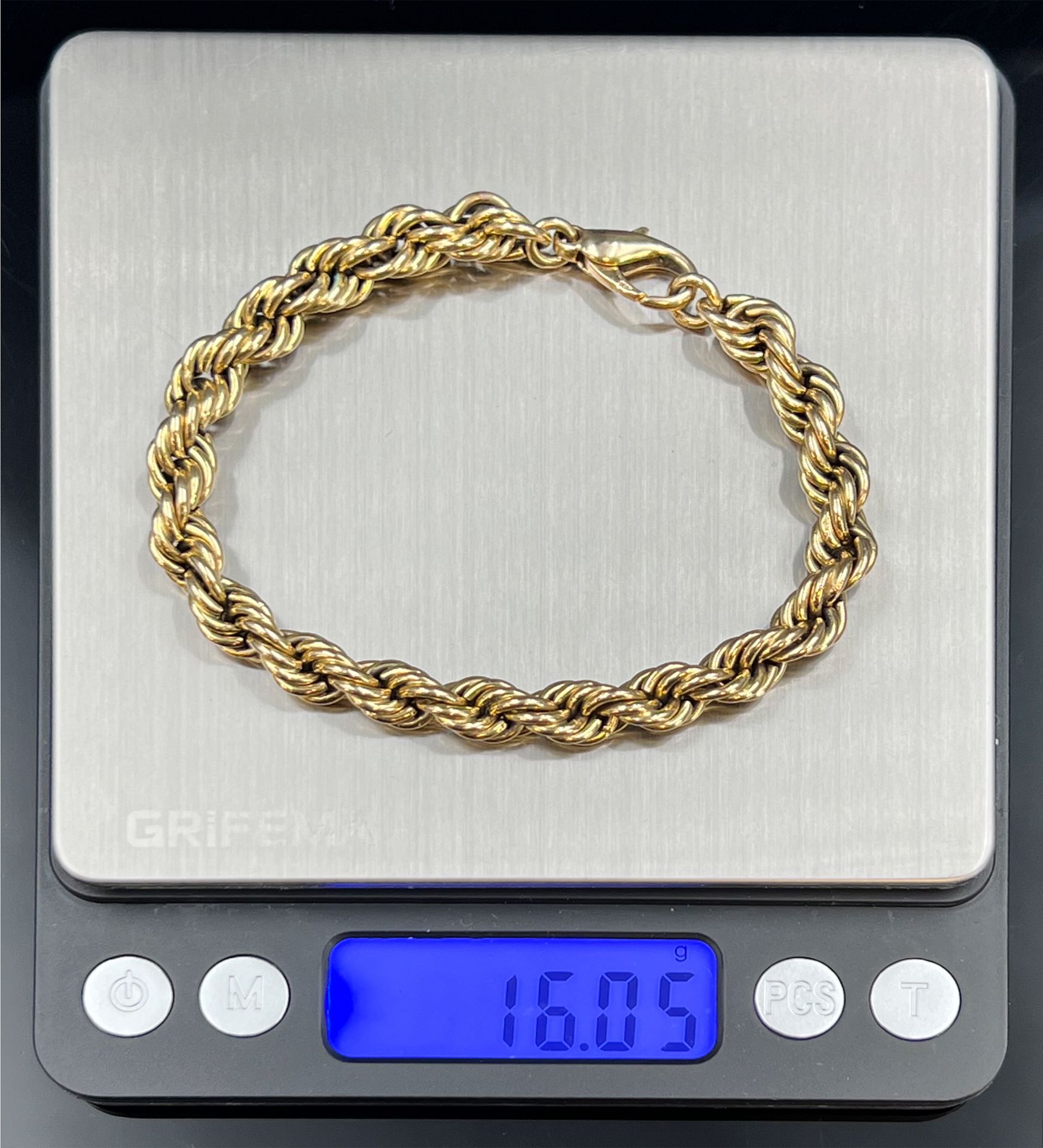 Bracelet. 585 yellow gold. - Image 5 of 5