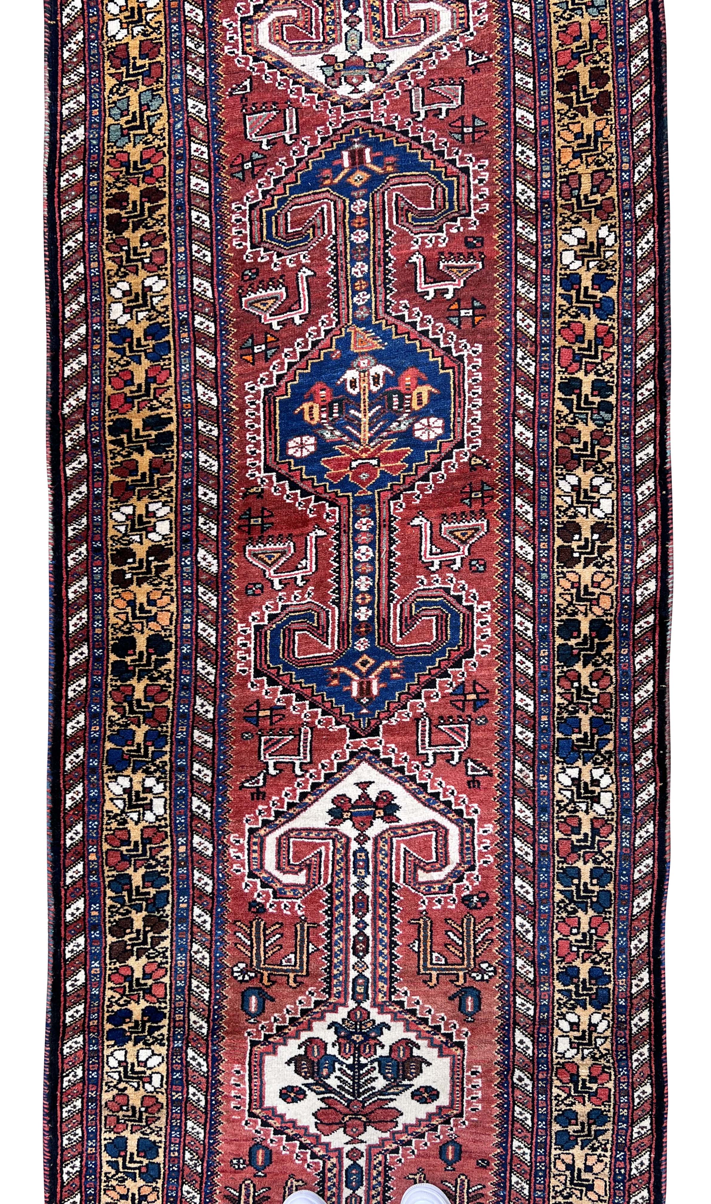 Nasrabath runner. Oriental carpet. Circa 1960. - Image 3 of 9