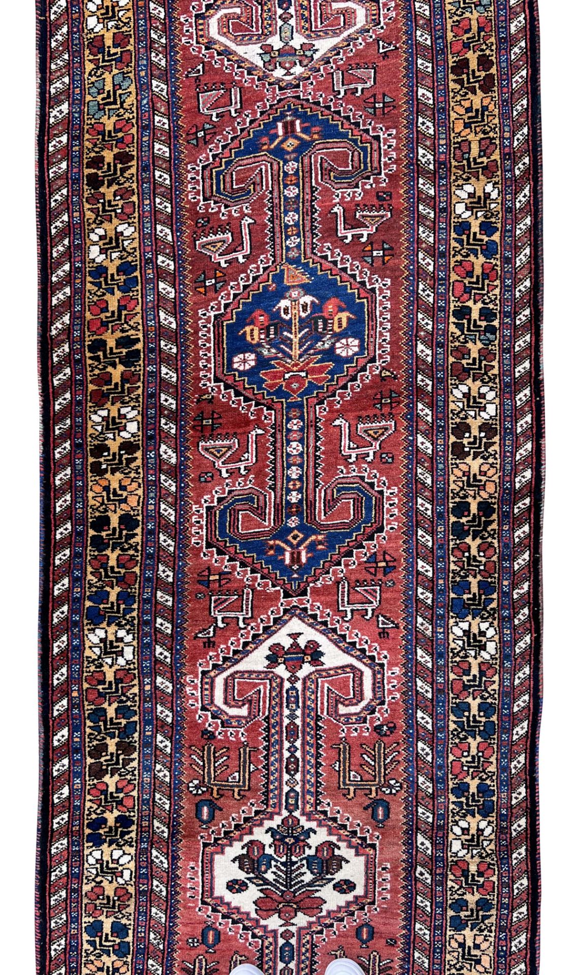 Nasrabath runner. Oriental carpet. Circa 1960. - Image 3 of 9