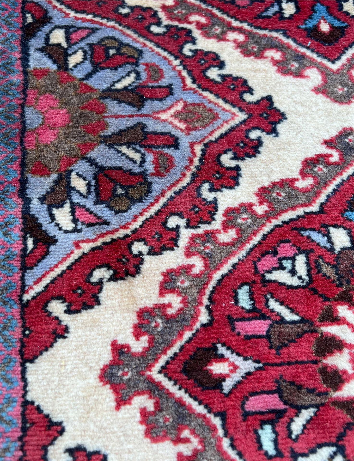 Hamadan. Oriental carpet. Circa 1980. - Image 6 of 10