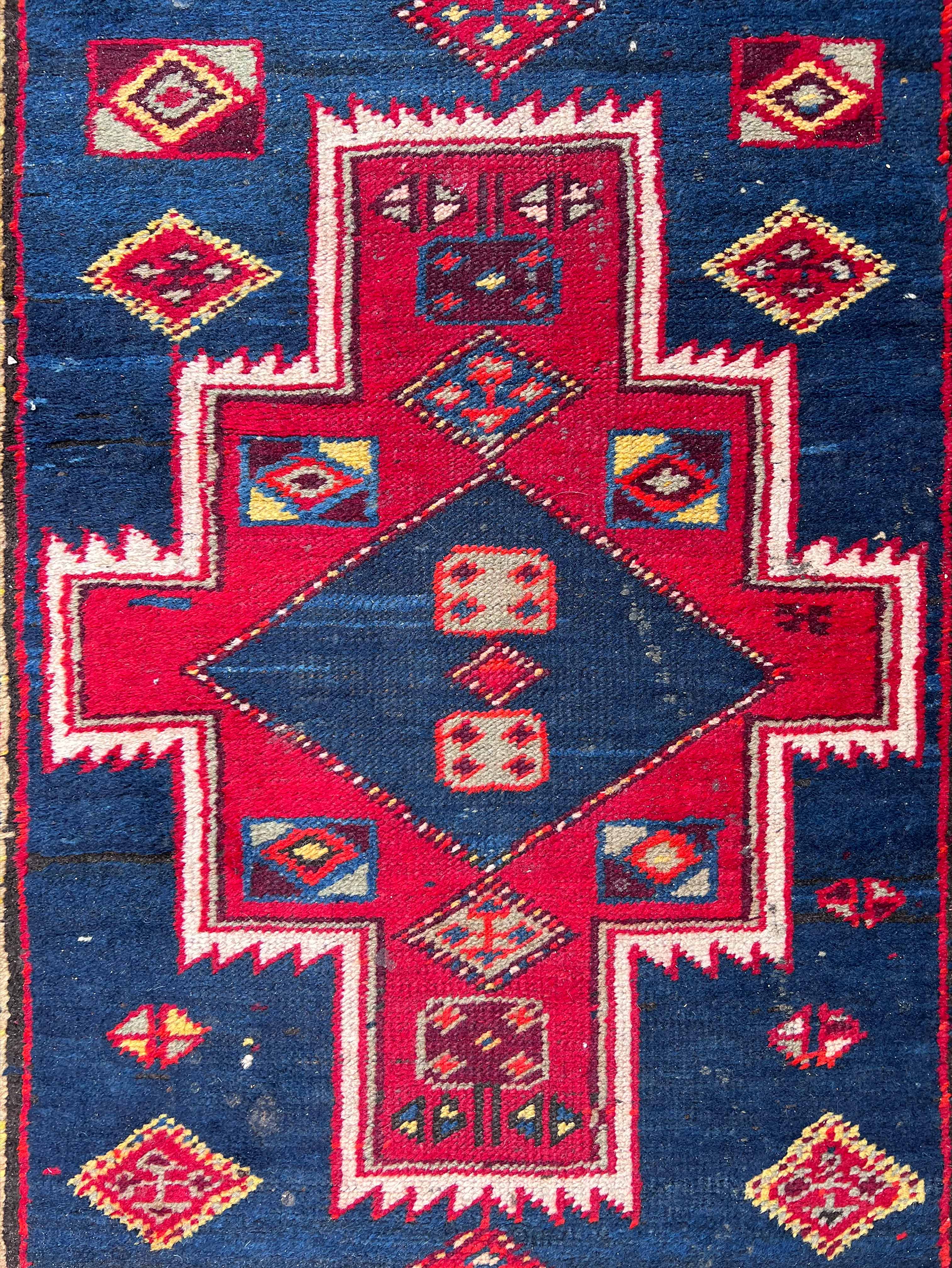 Runner with Caucasian pattern. Around 1920. - Image 6 of 11