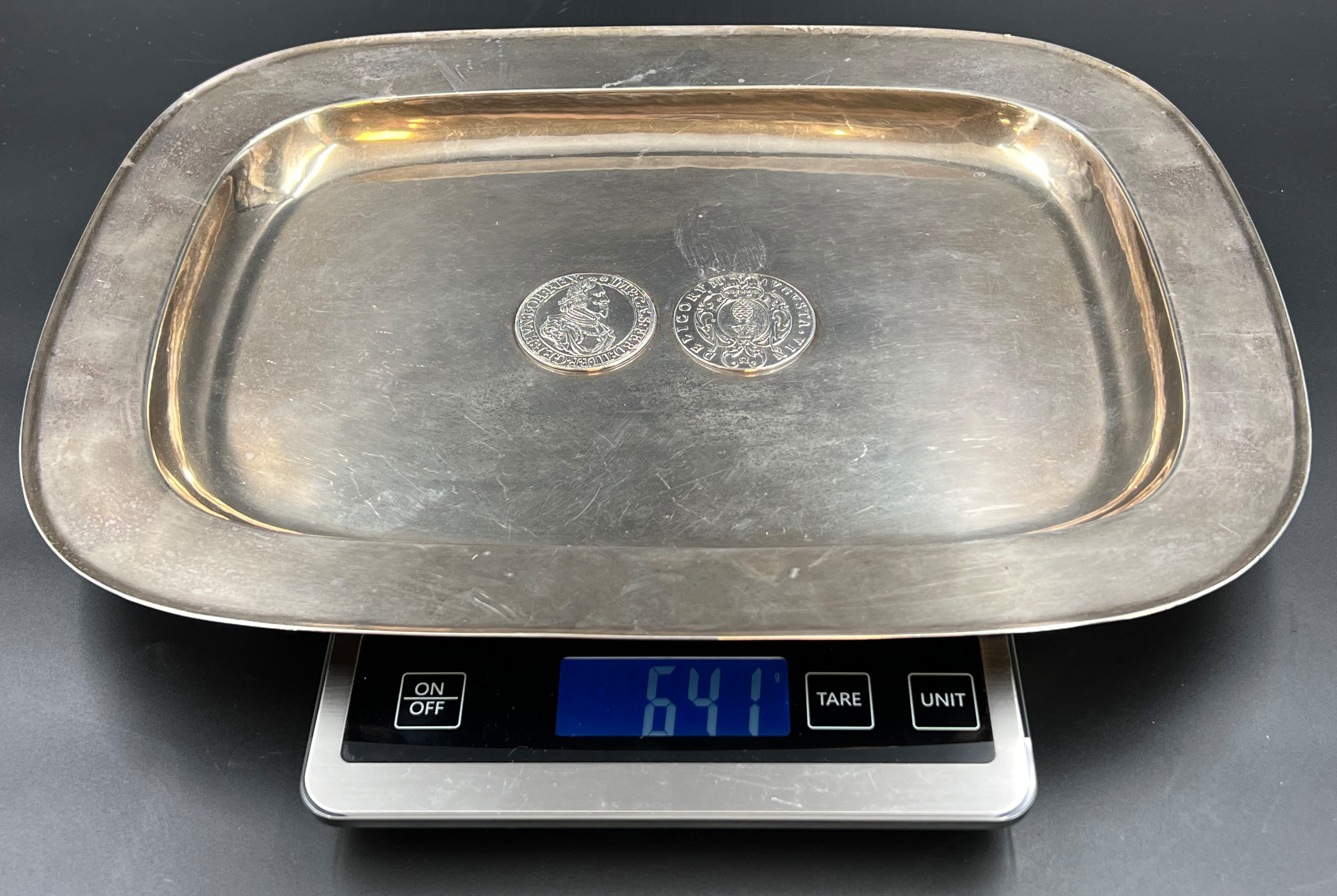 Coin tray. 925 Sterling silver. - Image 11 of 11