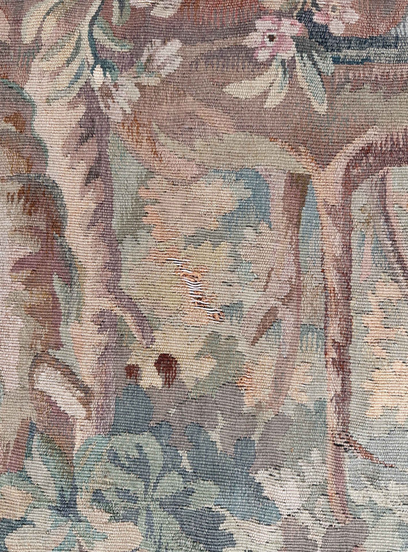 Tapestry. Europe. 20th century. Pair of birds. - Image 6 of 11