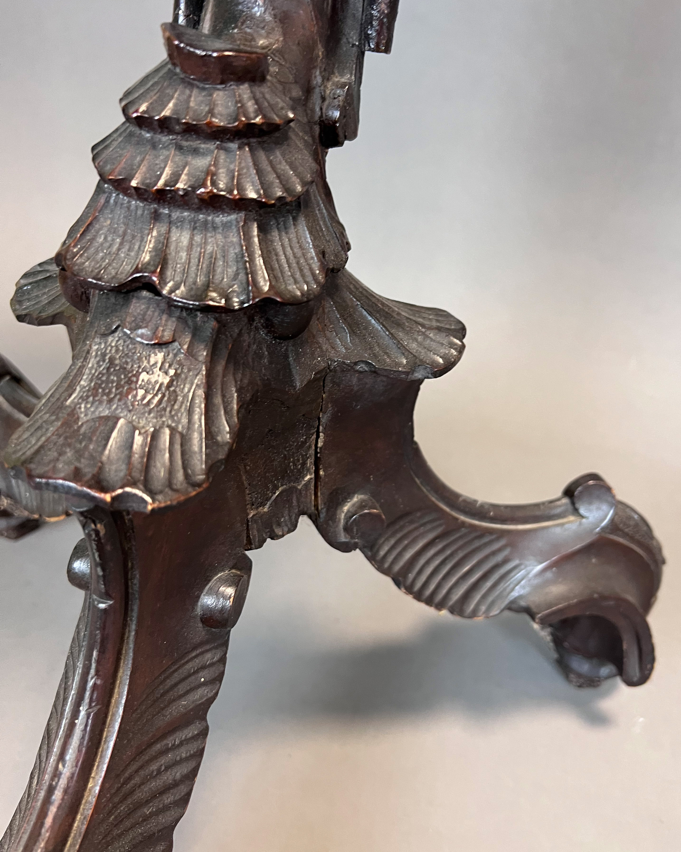 Blackamoor torch stand. Wood. Late 19th century. - Image 9 of 13