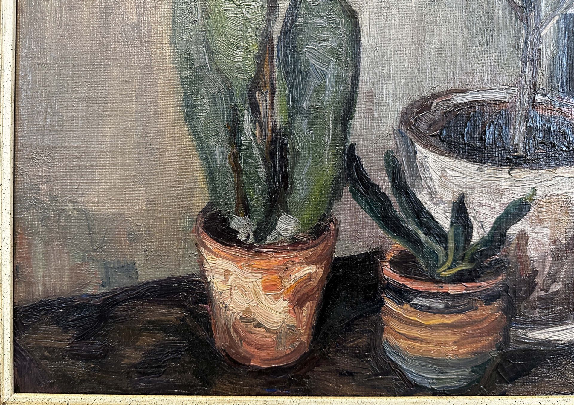 Johannes HÄNSCH (1875 - 1945). Still life with plants. - Image 5 of 12