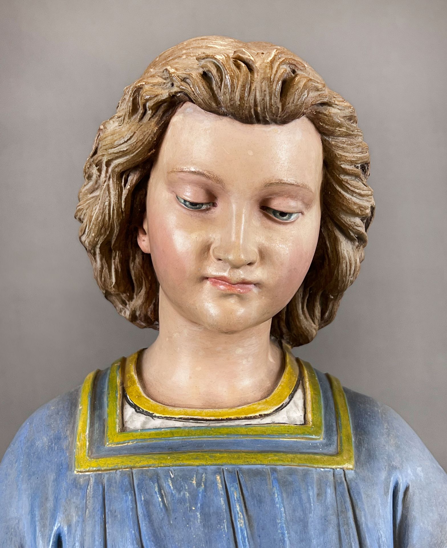 Heiligenfigur. Nazarener. Um 1900. Wohl Italien. - Bild 9 aus 14