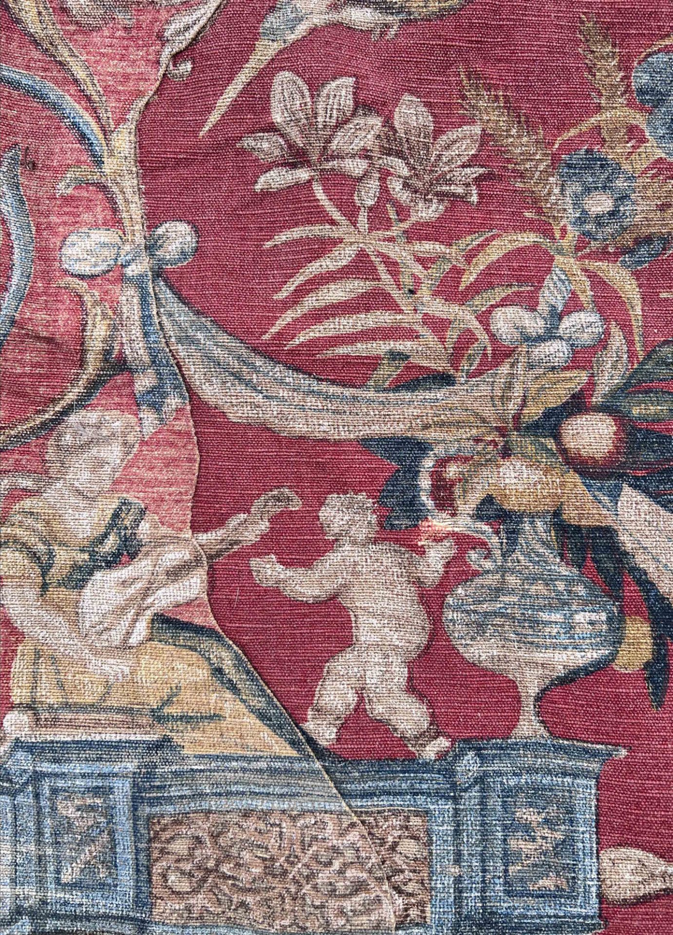 Textiler Wandteppich im französischen Stil. 20. Jahrhundert. - Bild 15 aus 17
