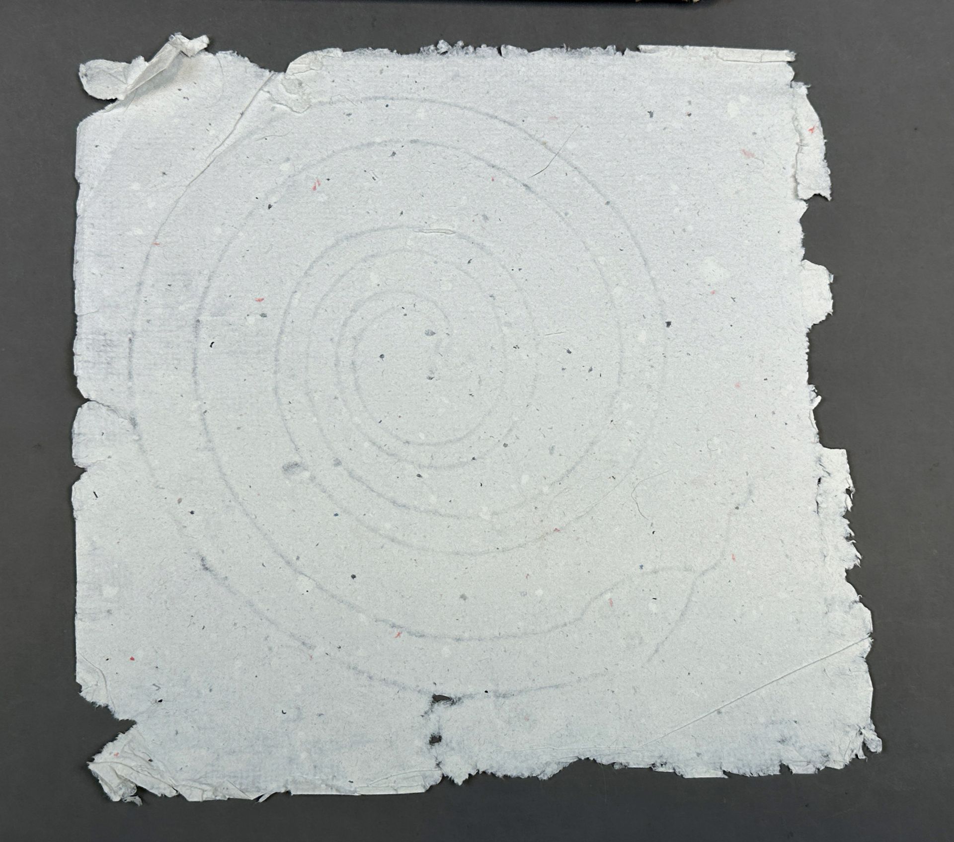 Joel FISHER (1947). Spiral on laid paper. 1970s. - Image 2 of 4