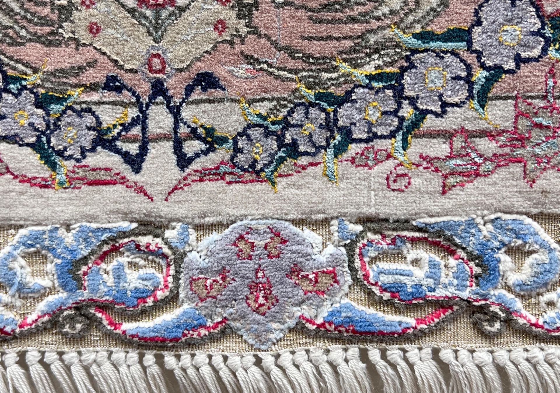 Tabriz. Fine carpet. Circa 1980. - Image 10 of 12