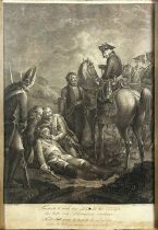 "Frederick II after the Battle of Lowositz". Copper engraving.