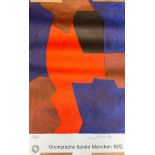 Serge POLIAKOFF (1900 - 1969). Plakat Olympiade München 1972.