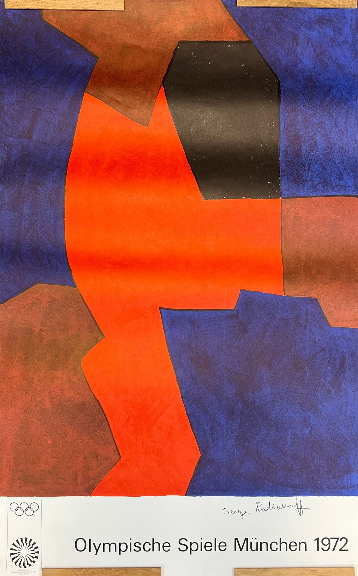 Serge POLIAKOFF (1900 - 1969). Plakat Olympiade München 1972.