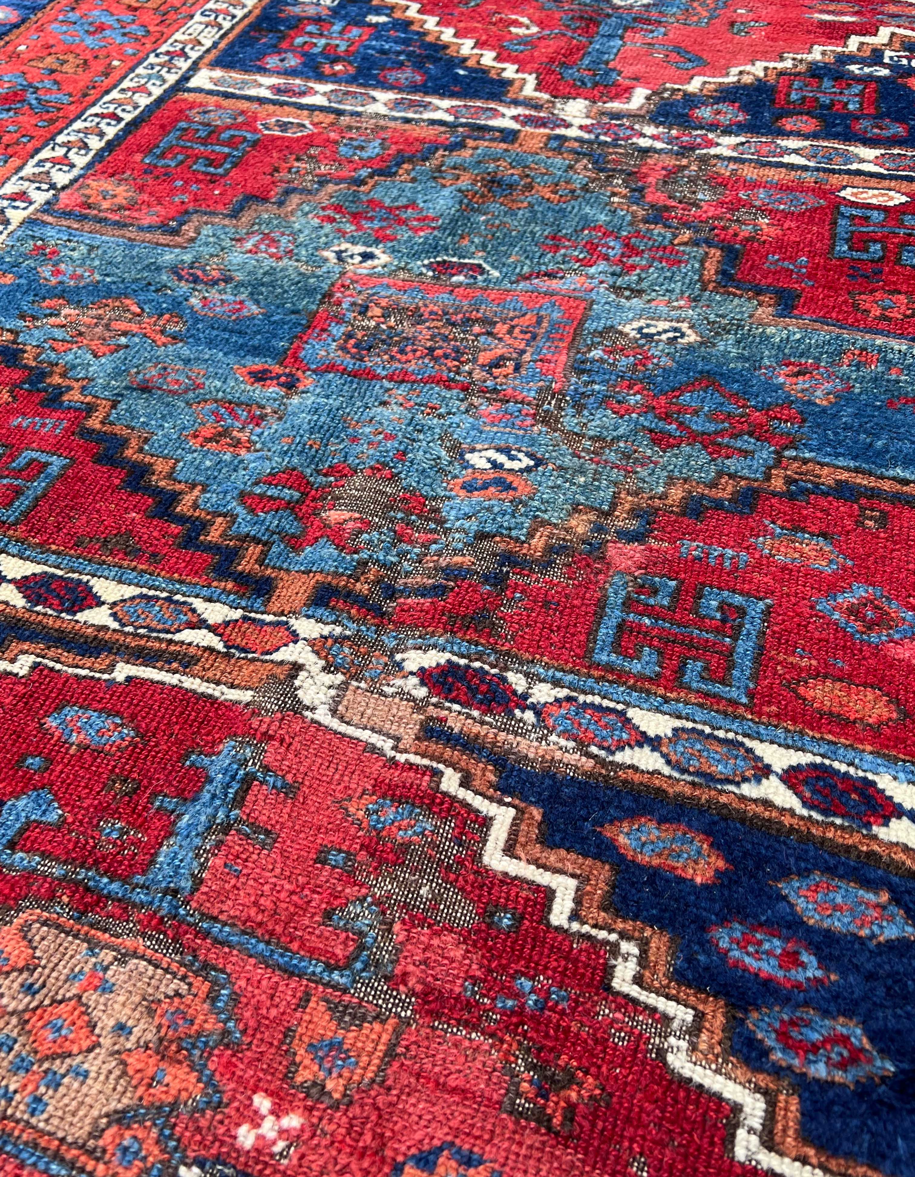Yuruk Turkey. Oriental carpet. Over 100 years old. - Image 7 of 10