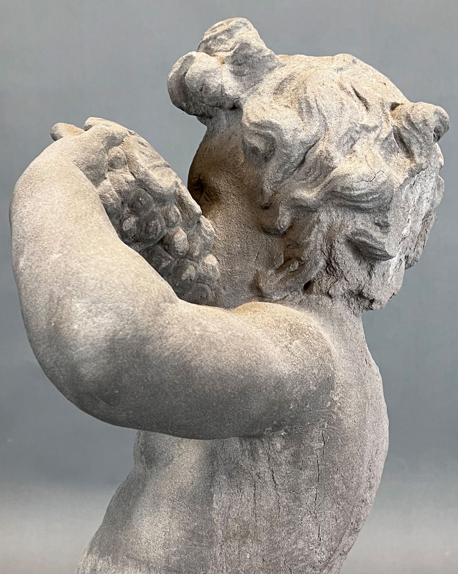 Ferdinand DIETZ  (1708 - 1777) zugeschrieben. Skulptur. Bacchus mit Weintrauben. - Bild 13 aus 15