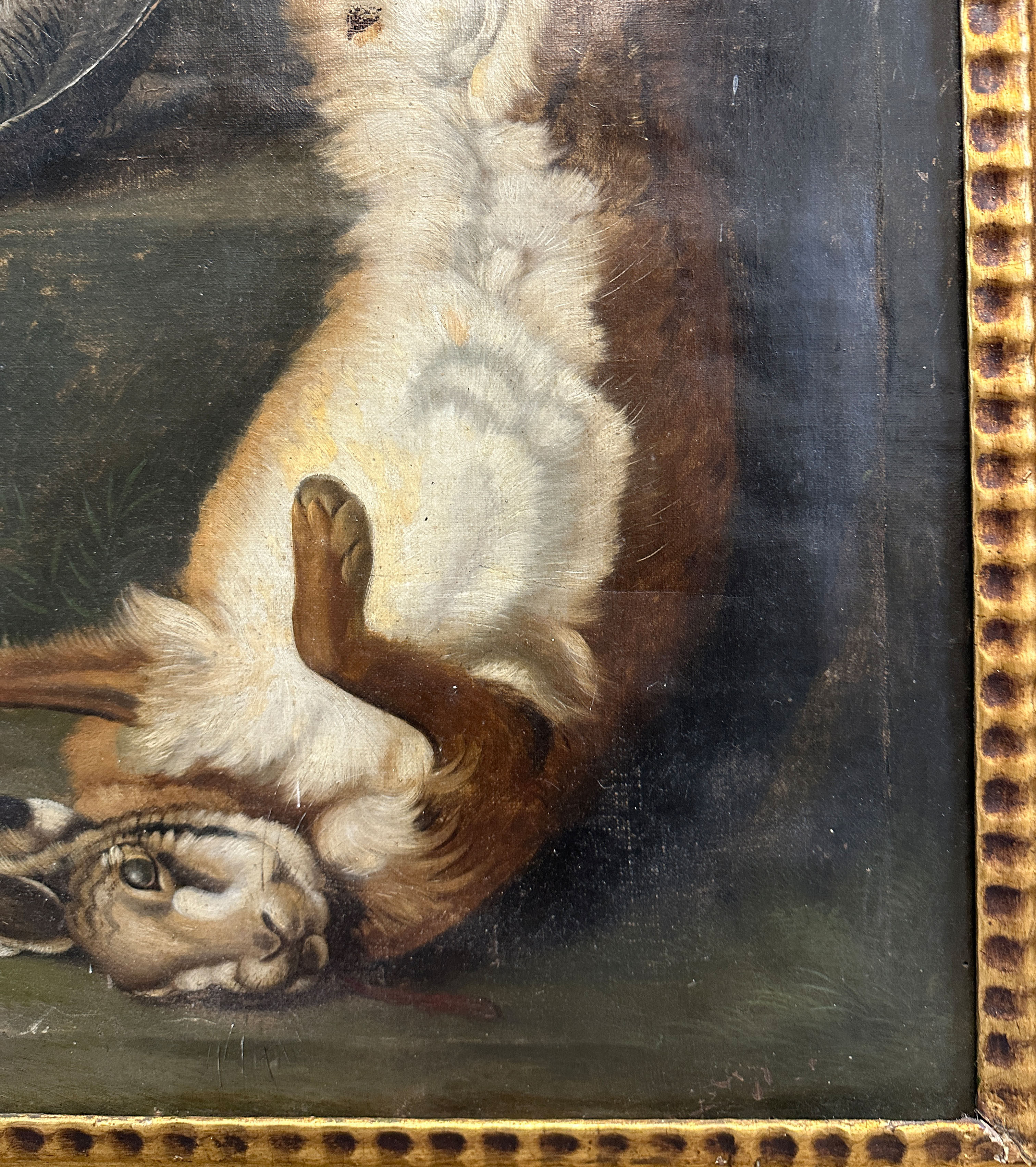 Jan WEENIX (1640/41 - 1719) in the manner of. Still life with dead hare and poultry. - Image 6 of 12