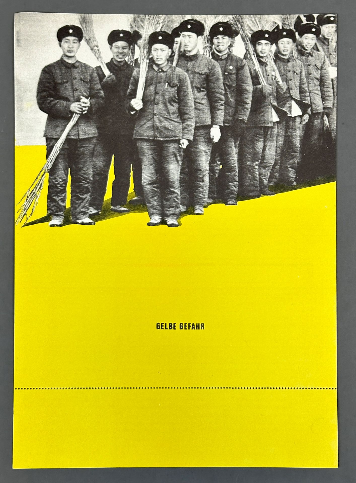 Klaus Peter BREHMER (1938 - 1997). "Gelbe Gefahr". Marksgrafik. 1972. - Image 2 of 6