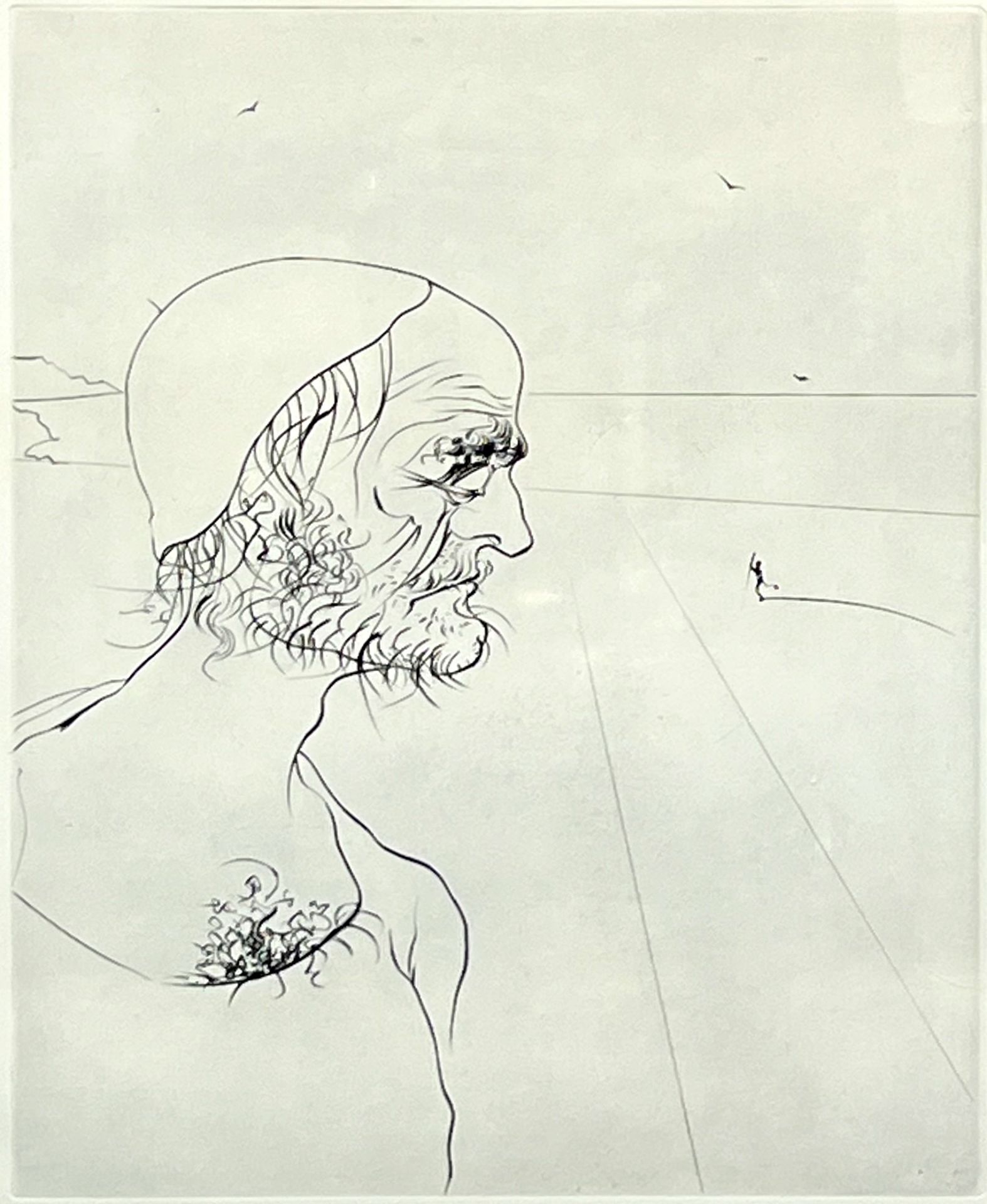 Salvador DALI (1904 - 1989). Aus der Serie "Hemingway, E. Der alte Mann und das Meer". - Bild 2 aus 10