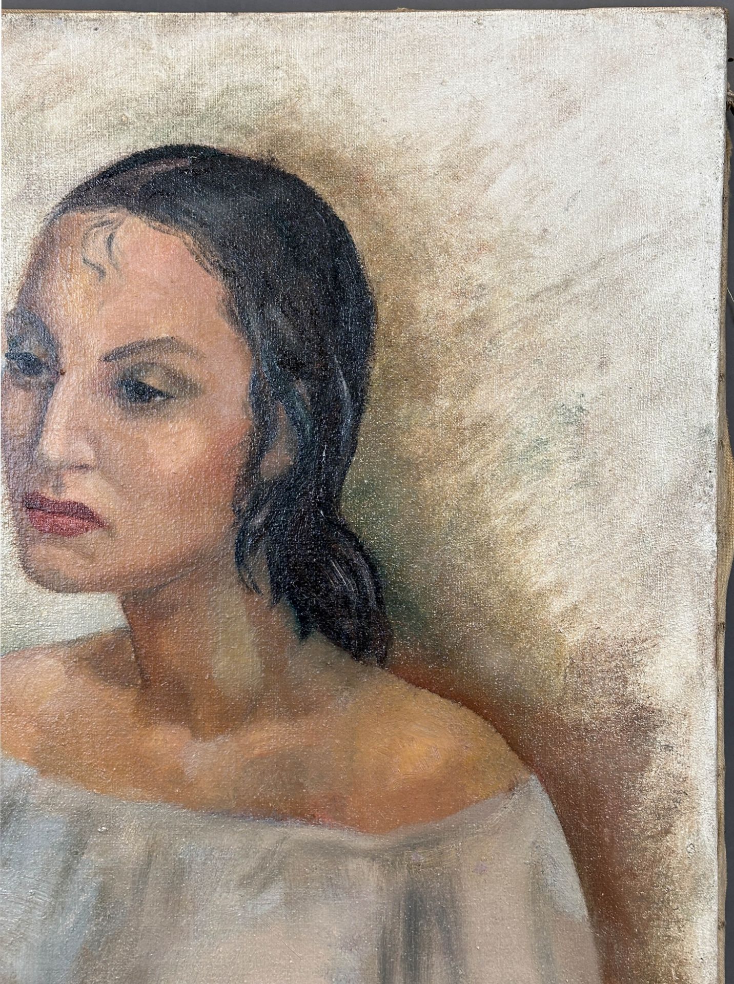 Leon KROLL (1884 - 1974) from the circle. Portrait of a woman. - Image 4 of 10